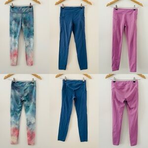 Athleta Girl Leggings Bundle - 3 Pairs Size Large 12